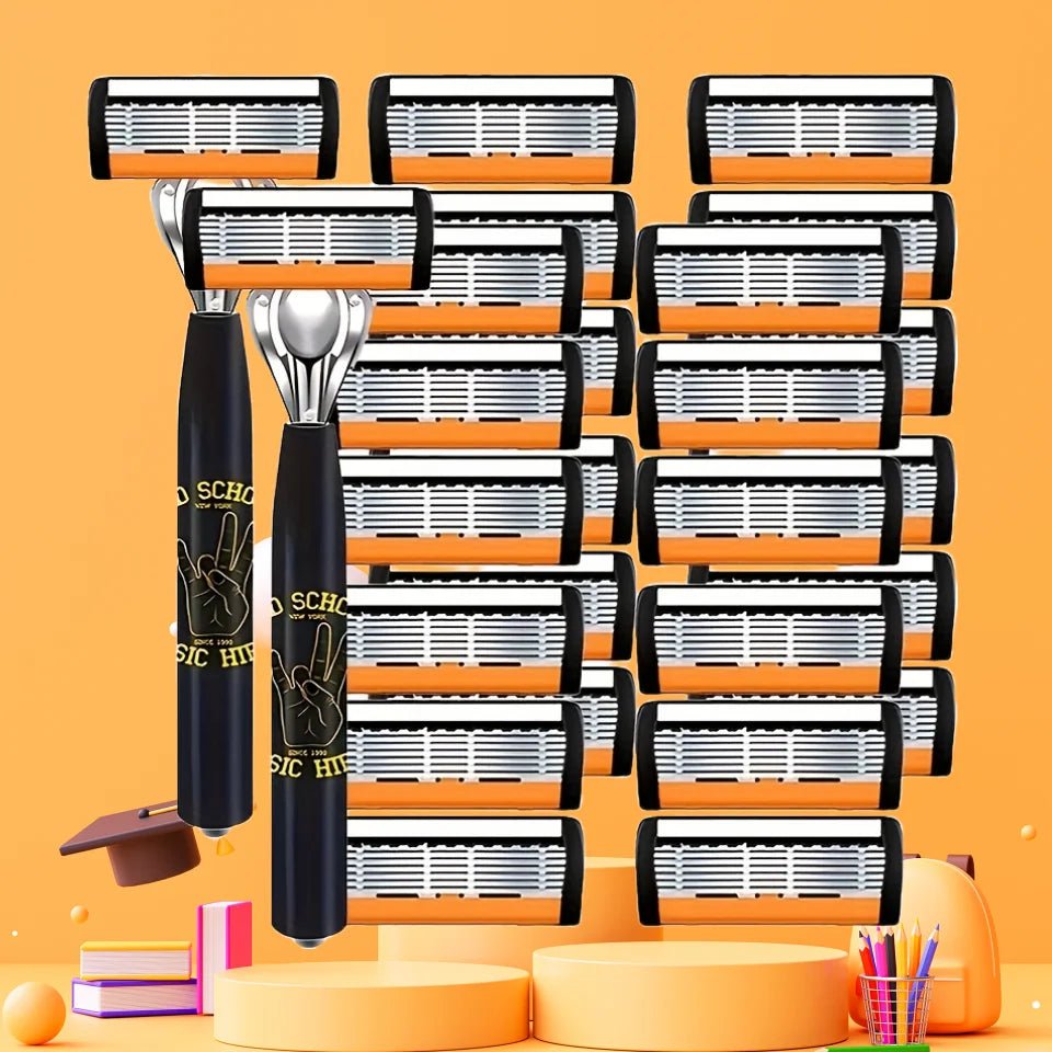 Lame de rasoir de sécurité 7 couches inox pour homme et femme - Zone shopping