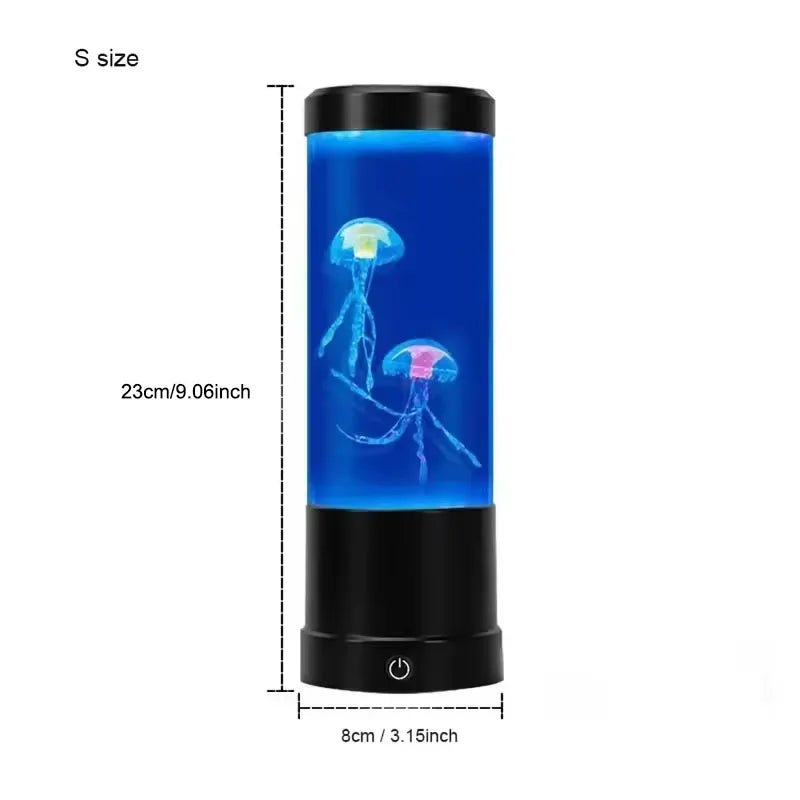 Lampe Méduse LED 7 Couleurs - Veilleuse Océan pour Enfants et Bureau - Zone shopping