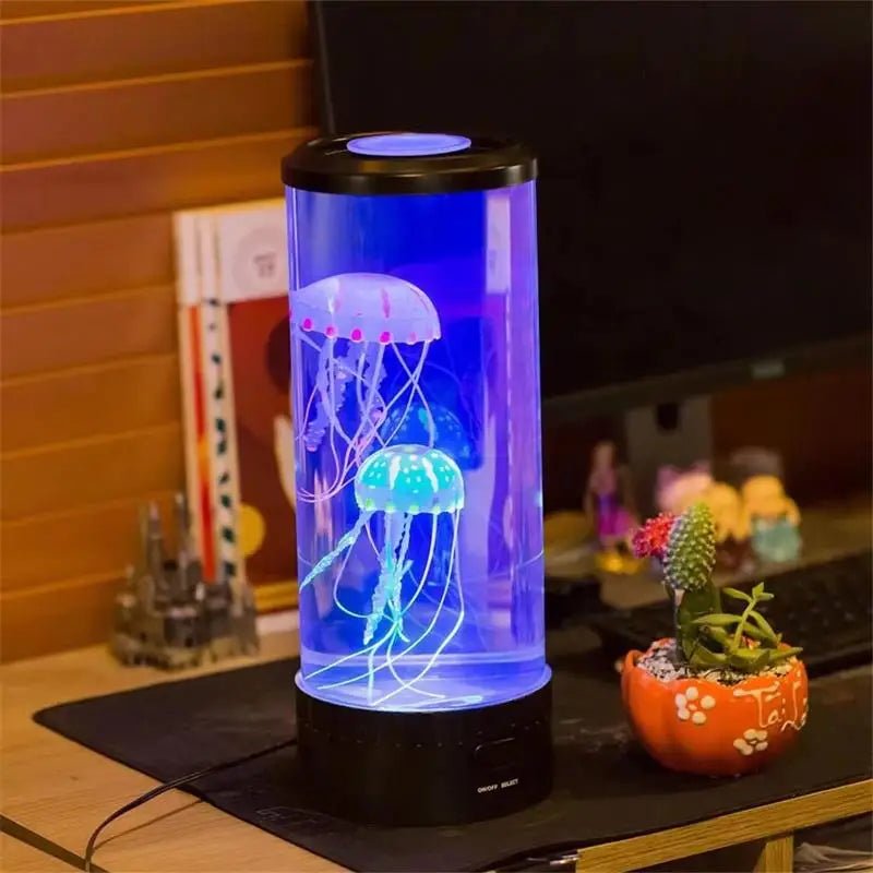 Lampe Méduse LED 7 Couleurs - Veilleuse Océan pour Enfants et Bureau - Zone shopping