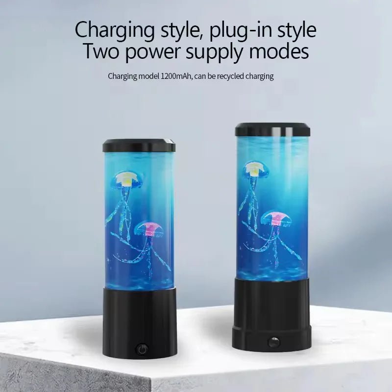 Lampe Méduse LED 7 Couleurs - Veilleuse Océan pour Enfants et Bureau - Zone shopping