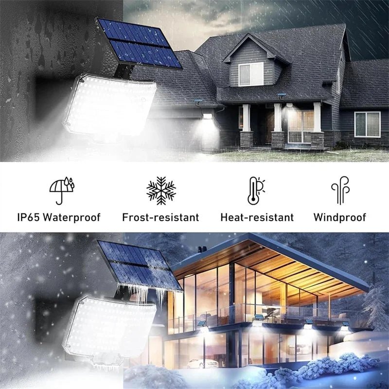 Lampe Solaire 234LED Étanche avec Détecteur de Mouvement - 3 Modes - Zone shopping