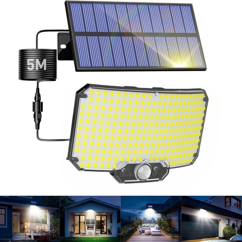 Lampe Solaire 234LED Étanche avec Détecteur de Mouvement - 3 Modes - Zone shopping