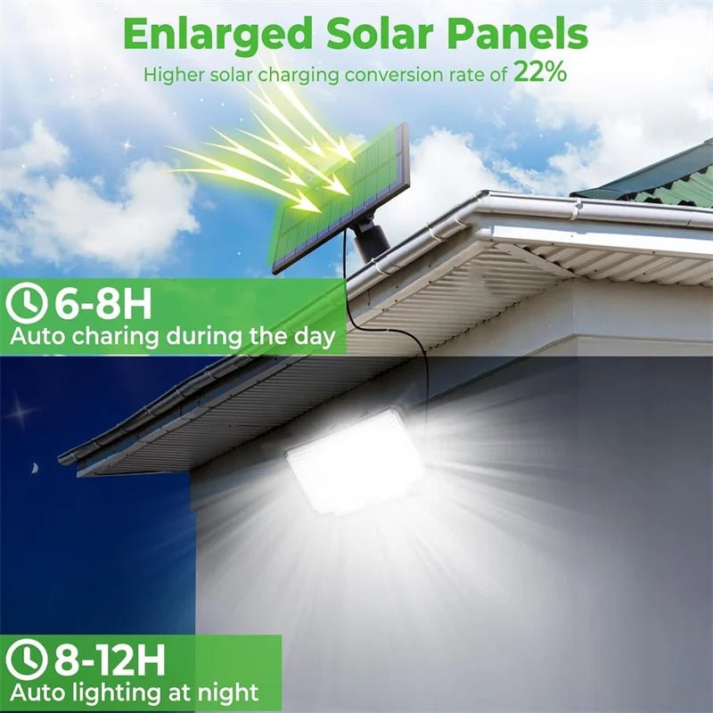 Lampe Solaire 234LED Étanche avec Détecteur de Mouvement - 3 Modes - Zone shopping