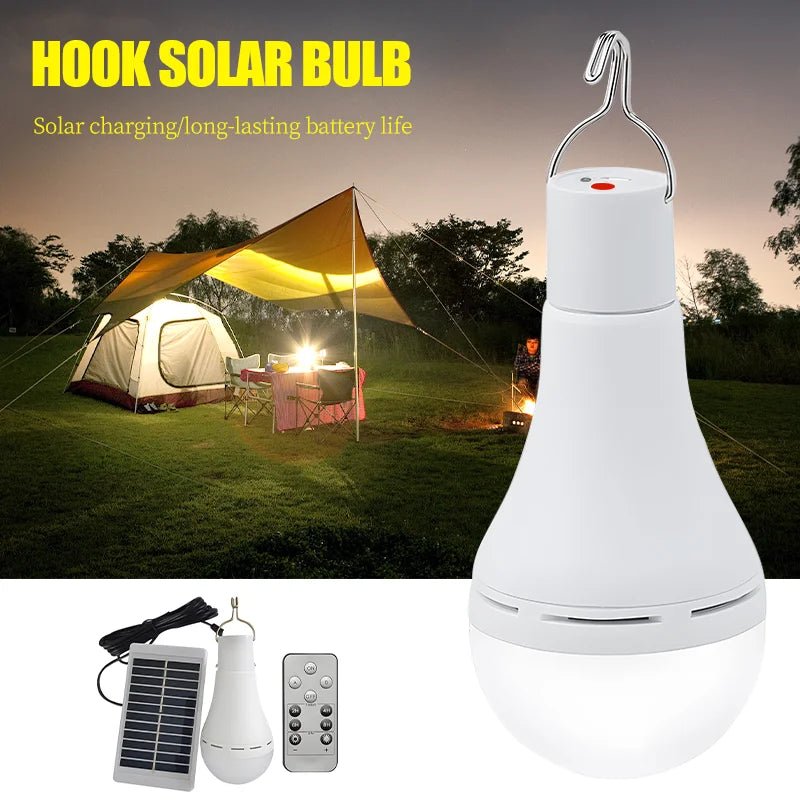 Lampe solaire LED étanche USB - lumière d'urgence intérieure/extérieure - Zone shopping