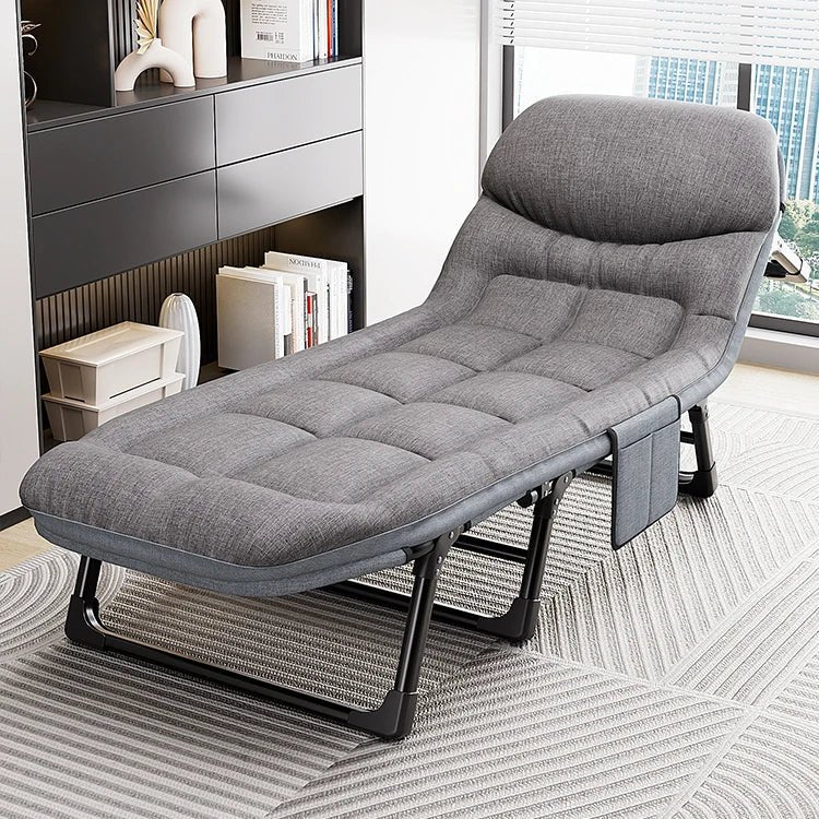 Lit de camping pliant LA - Métal robuste, design moderne - Zone shopping