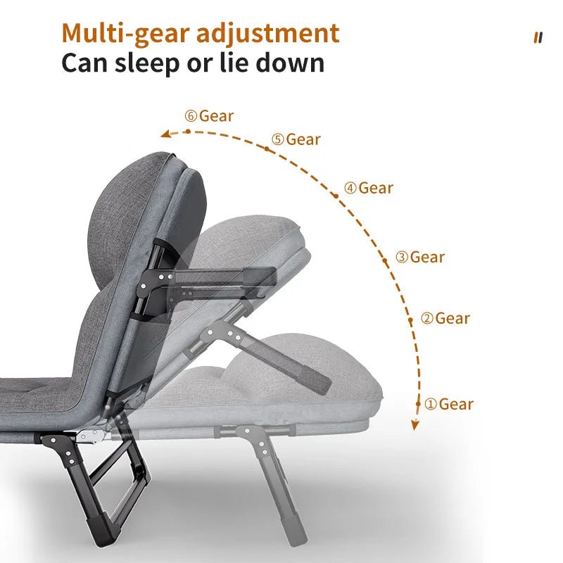 Lit de camping pliant LA - Métal robuste, design moderne - Zone shopping
