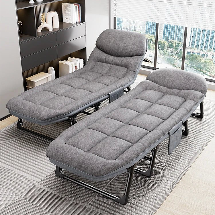 Lit de camping pliant LA - Métal robuste, design moderne - Zone shopping