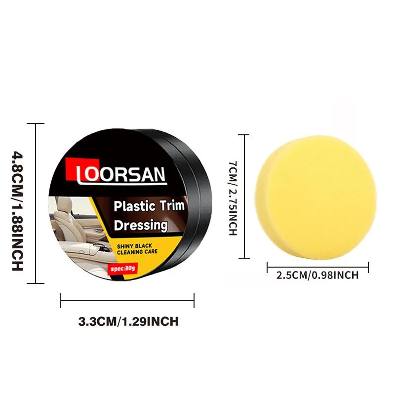 LOORSAN Crème d'entretien auto : simili cuir, plastique, pneus. - Zone shopping