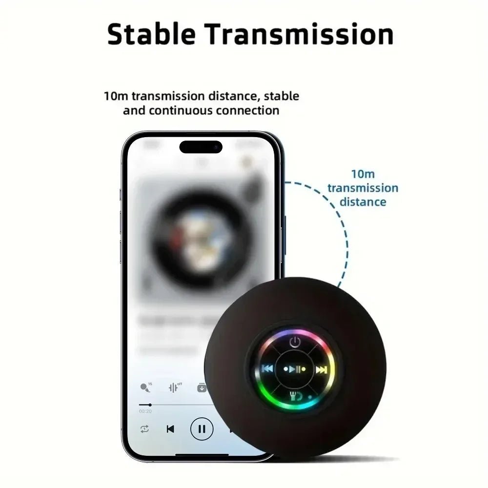 Lumières LED étanches IPX4 avec haut - parleur Bluetooth mural - Zone shopping