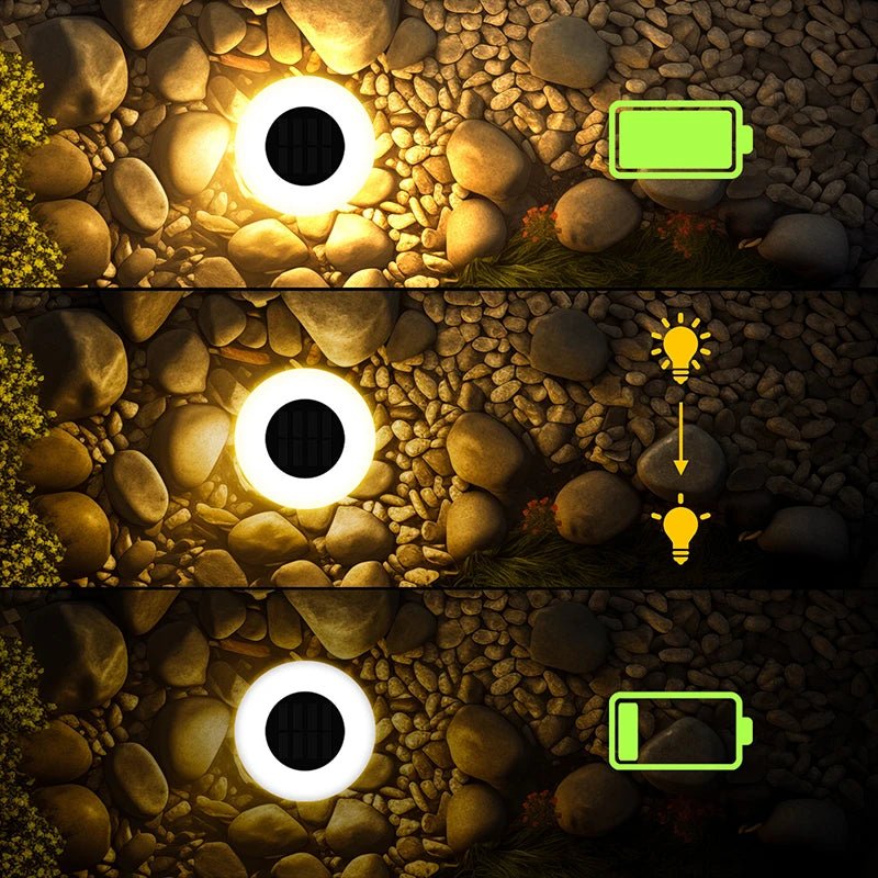 Lumières solaires étanches 14LED pour jardin et extérieur - 1/4 - Zone shopping