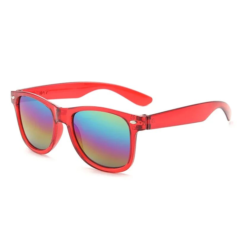 Lunettes de soleil carrées enfants, mode été, protection UV - Zone shopping