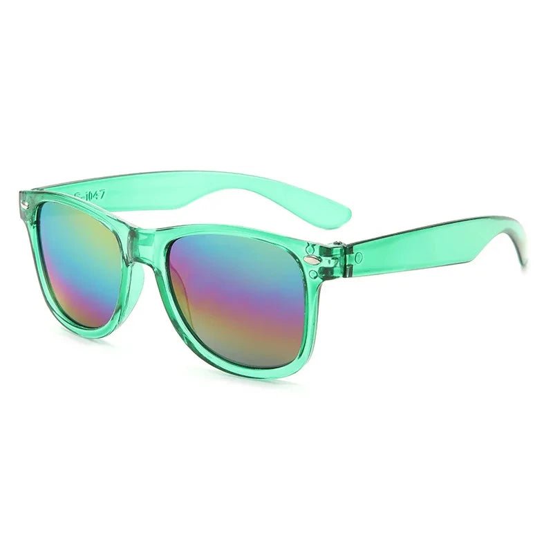 Lunettes de soleil carrées enfants, mode été, protection UV - Zone shopping