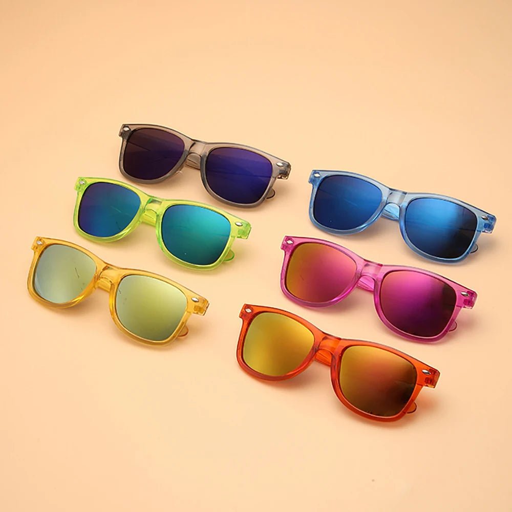 Lunettes de soleil carrées enfants, mode été, protection UV - Zone shopping