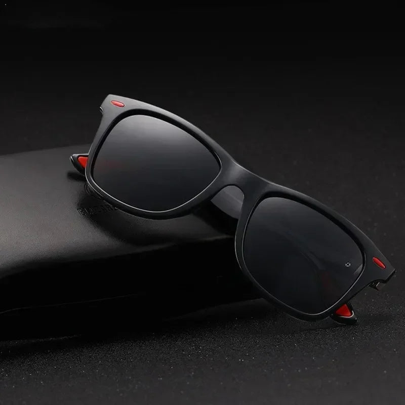 Lunettes de soleil polarisées vintage pour hommes, UV400, mode rétro - Zone shopping