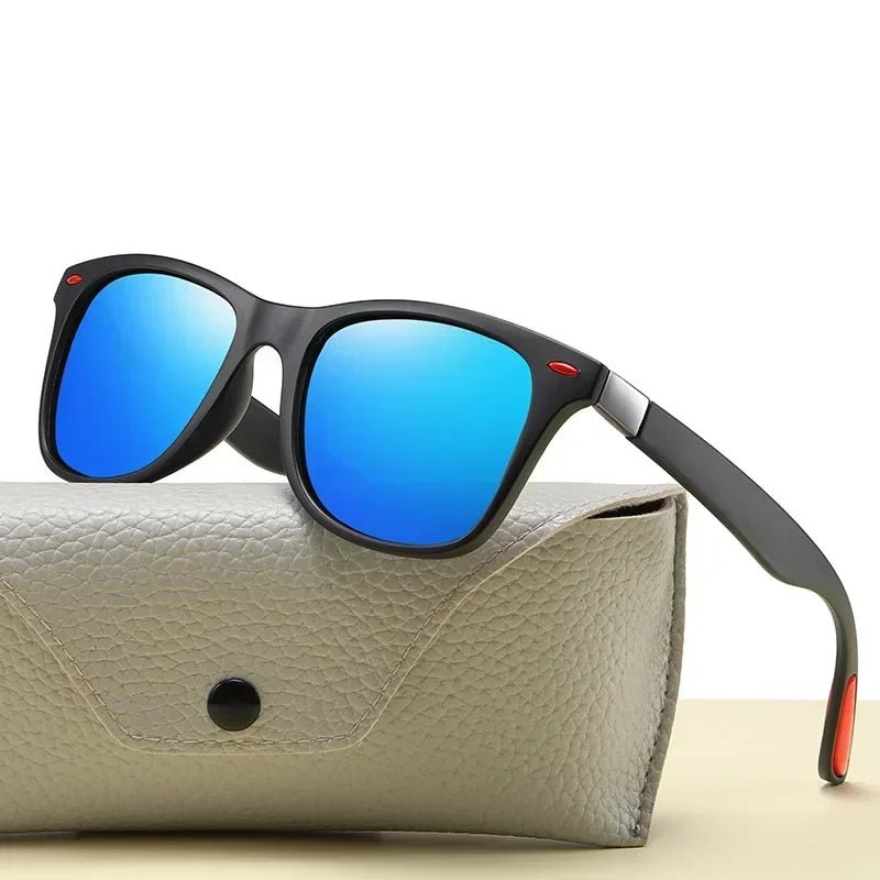 Lunettes de soleil polarisées vintage pour hommes, UV400, mode rétro - Zone shopping
