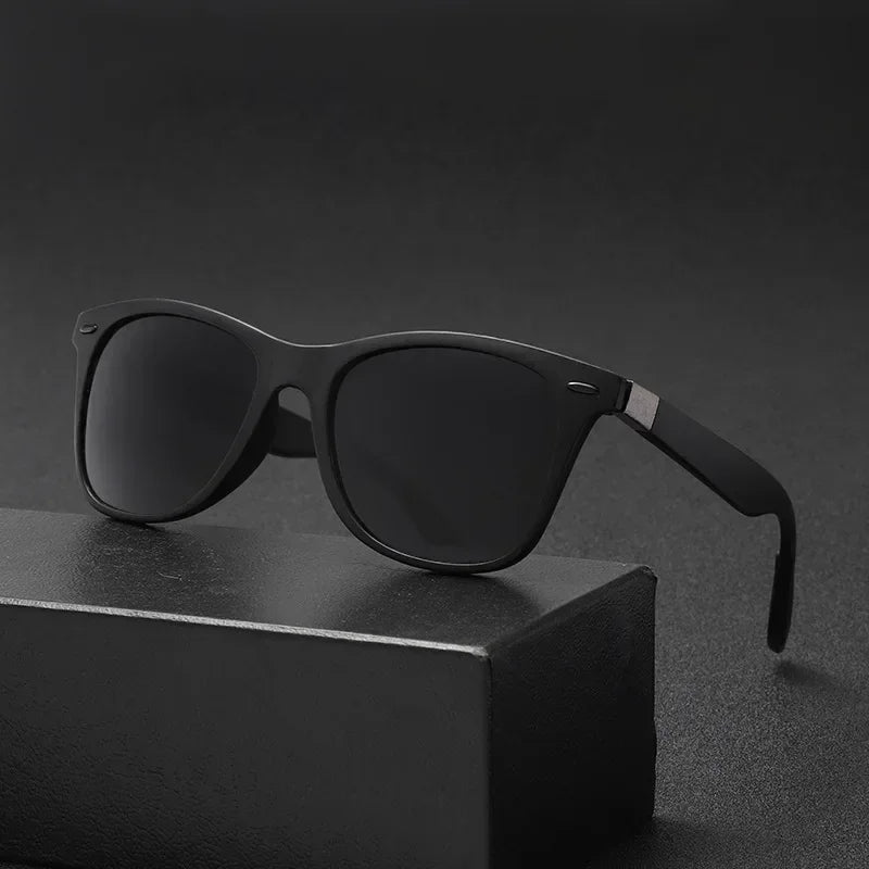 Lunettes de soleil polarisées vintage pour hommes, UV400, mode rétro - Zone shopping