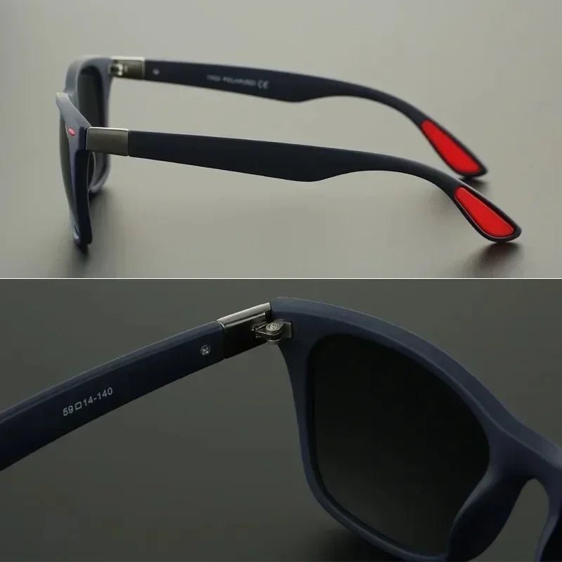 Lunettes de soleil polarisées vintage pour hommes, UV400, mode rétro - Zone shopping
