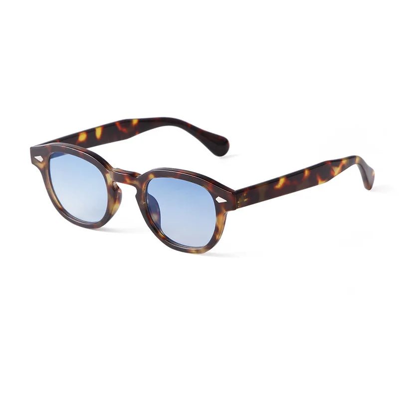 Lunettes de soleil UV400 vintage rondes, rétro, coquillage - Zone shopping