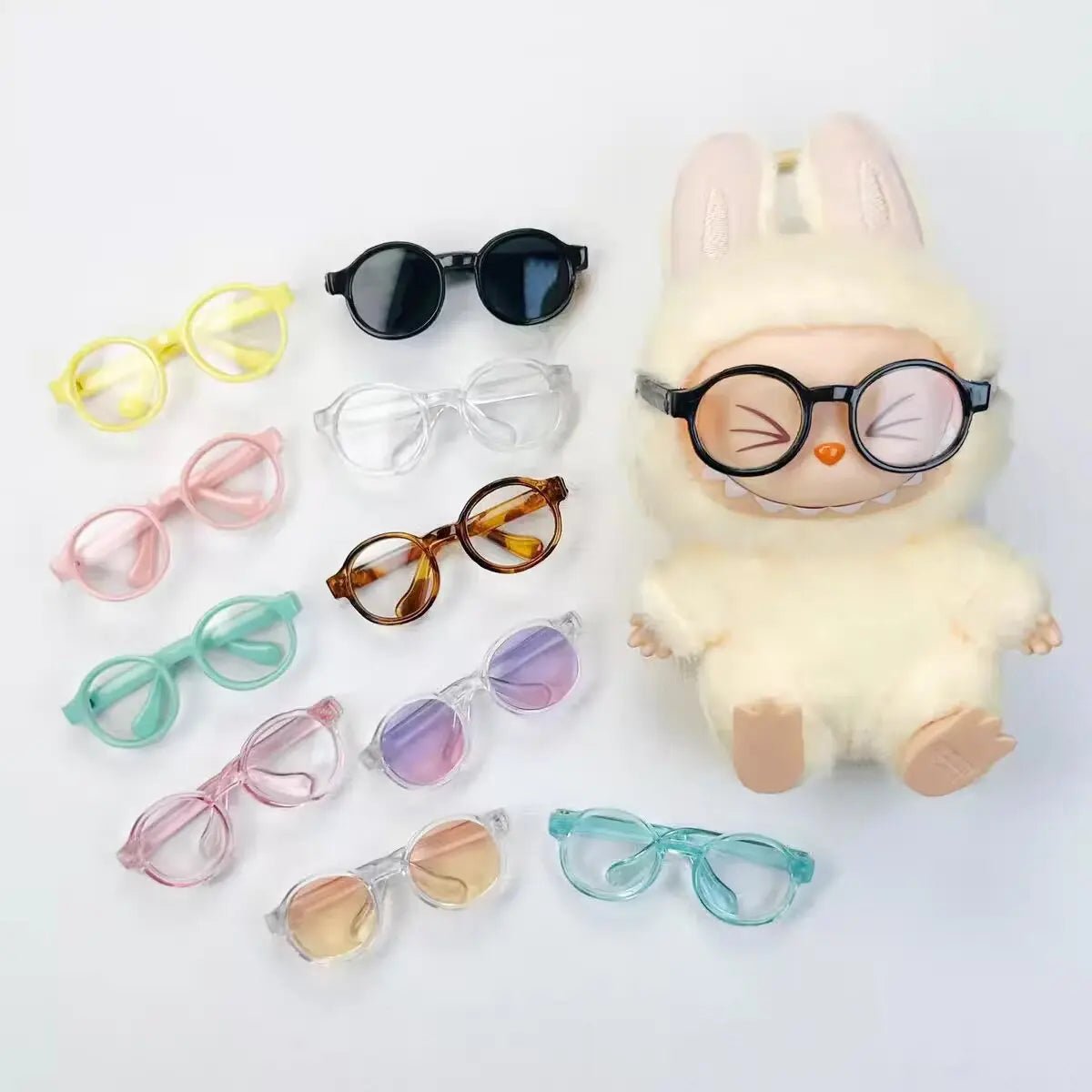Lunettes transparentes 6.5cm pour poupées BJD 1/8 à 1/4 EXO - Zone shopping