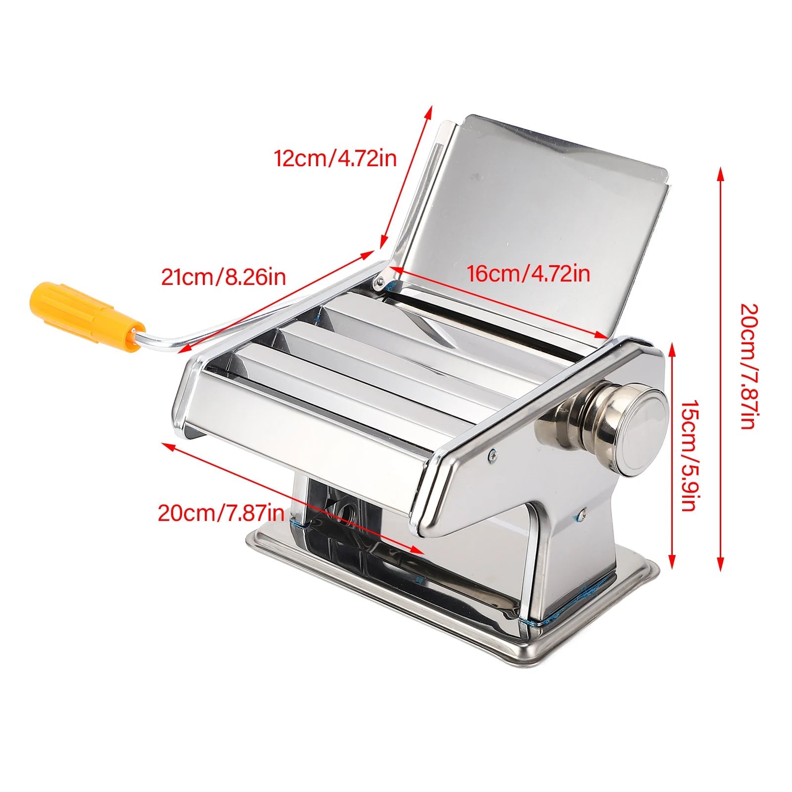 Machine à pâtes manuelle en inox pour usage domestique - Nouilles - Zone shopping