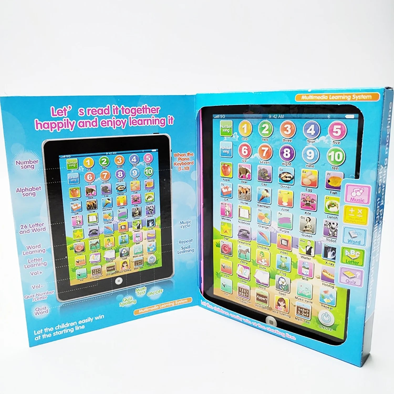 Machine de lecture vocale pour enfants - Apprentissage anglais ludique - Zone shopping