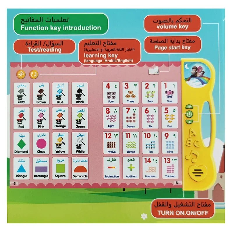 Machines de lecture électroniques pour enfants - Alphabet arabe et anglais - Zone shopping