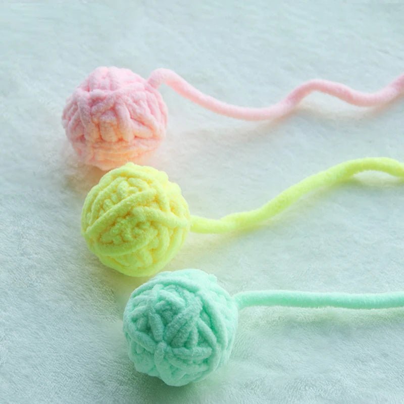 MADDEN – Jouets colorés pour chaton, boules de fil avec cloche - Zone shopping