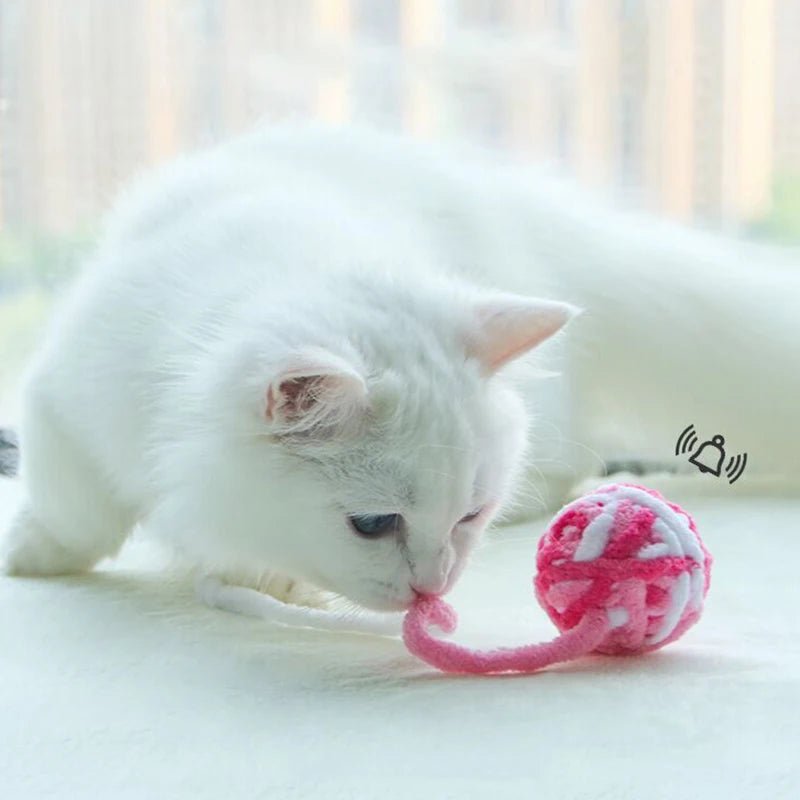 MADDEN – Jouets colorés pour chaton, boules de fil avec cloche - Zone shopping