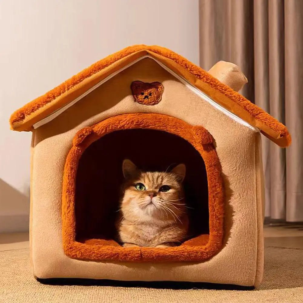Maison pour animaux : chaude, amovible, lavable, mignonne et confortable - Zone shopping