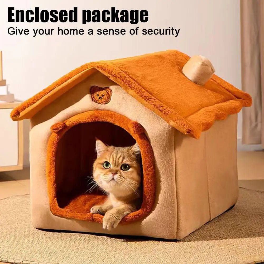 Maison pour animaux : chaude, amovible, lavable, mignonne et confortable - Zone shopping