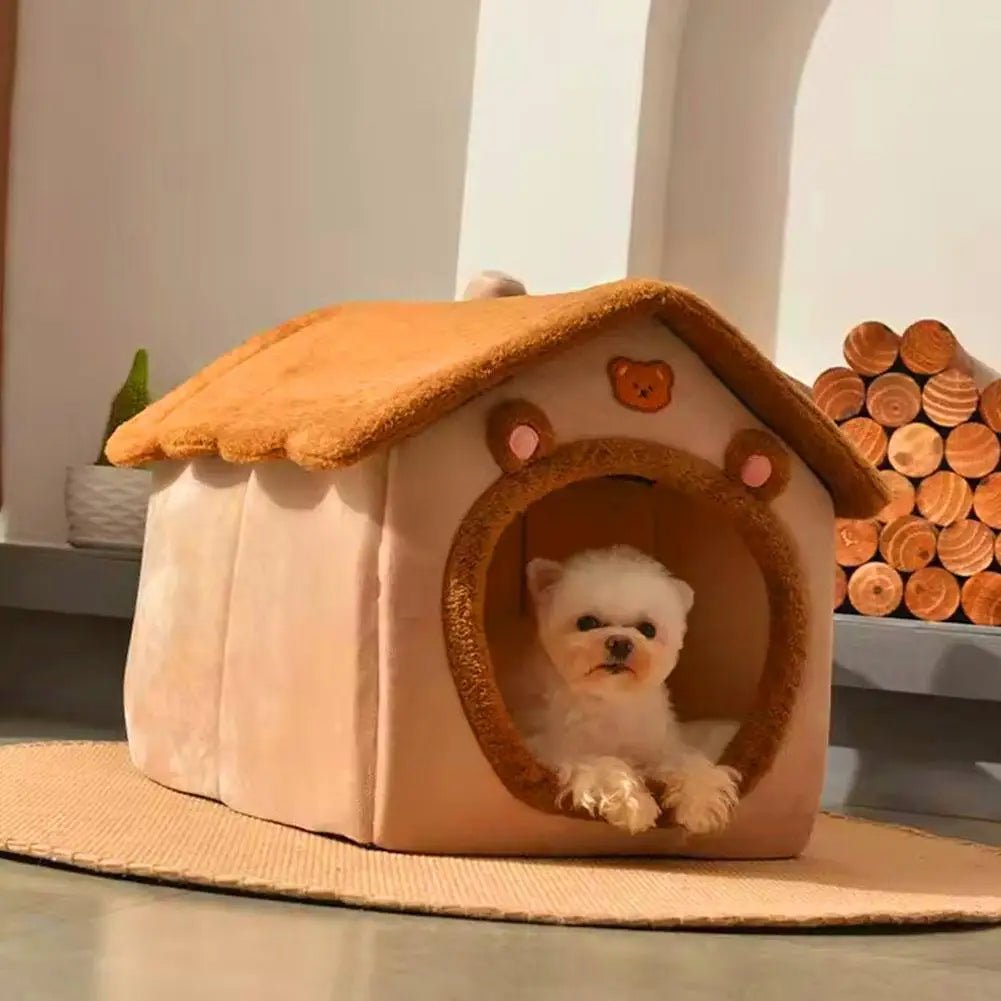 Maison pour animaux : chaude, amovible, lavable, mignonne et confortable - Zone shopping
