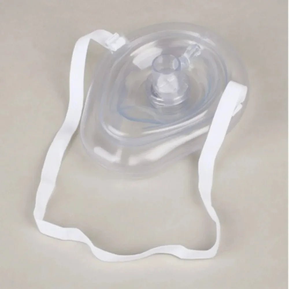 Masque respiratoire professionnel réutilisable de réanimation cardio - pulmonaire d'urgence pour protéger le personnel de sauvetage avec des respires artificielles - Zone shopping