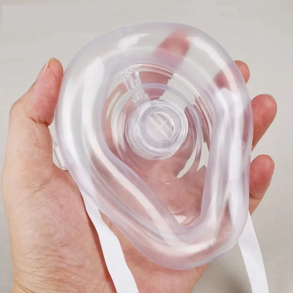 Masque respiratoire professionnel réutilisable de réanimation cardio - pulmonaire d'urgence pour protéger le personnel de sauvetage avec des respires artificielles - Zone shopping