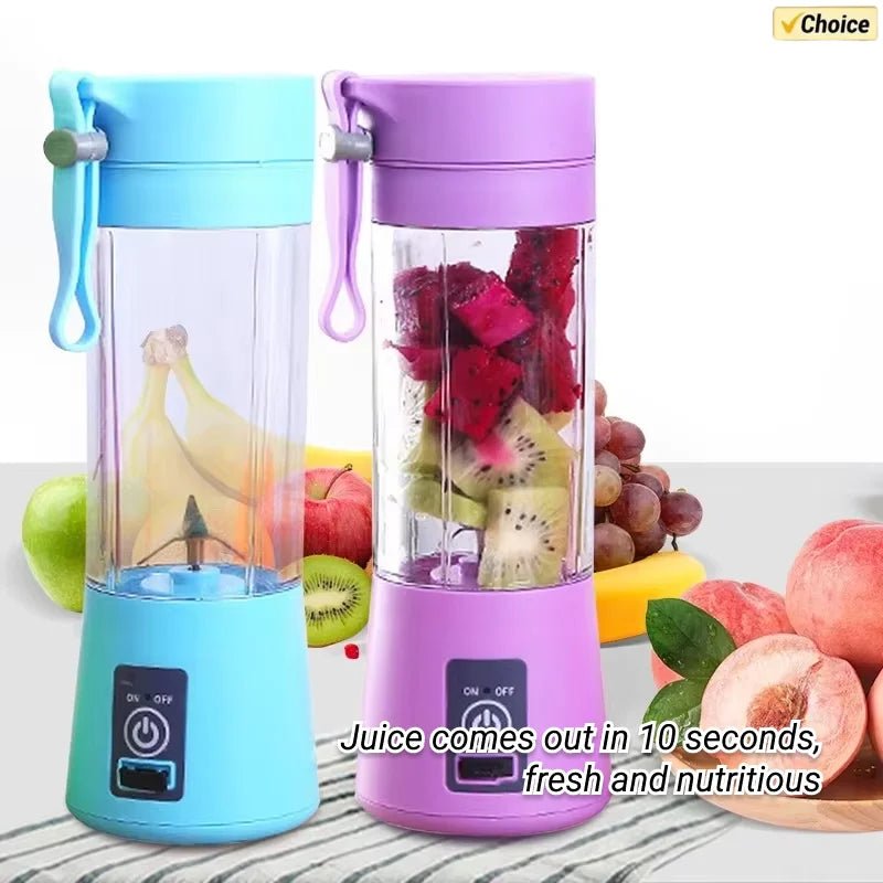 Mini mélangeur portable USB 380ml pour smoothies et jus à emporter - Zone shopping