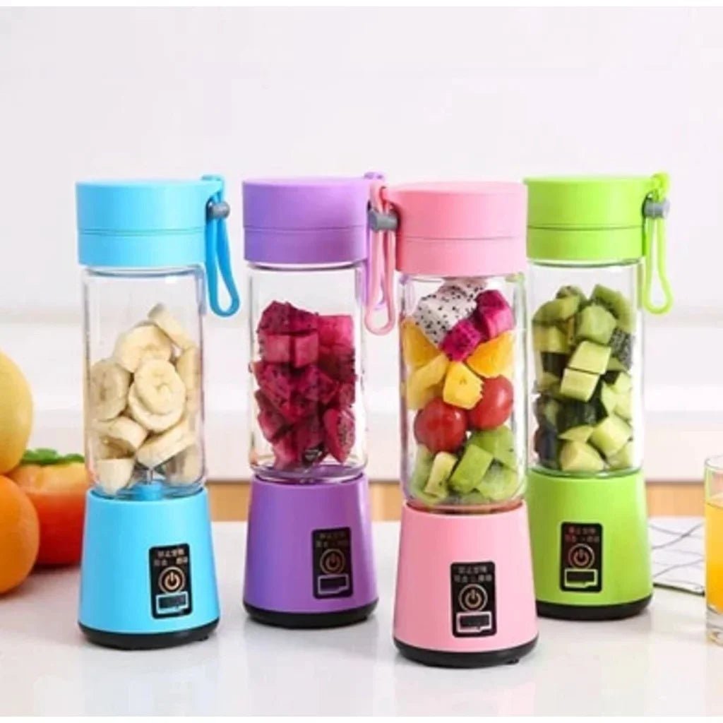 Mini mélangeur portable USB 380ml pour smoothies et jus à emporter - Zone shopping