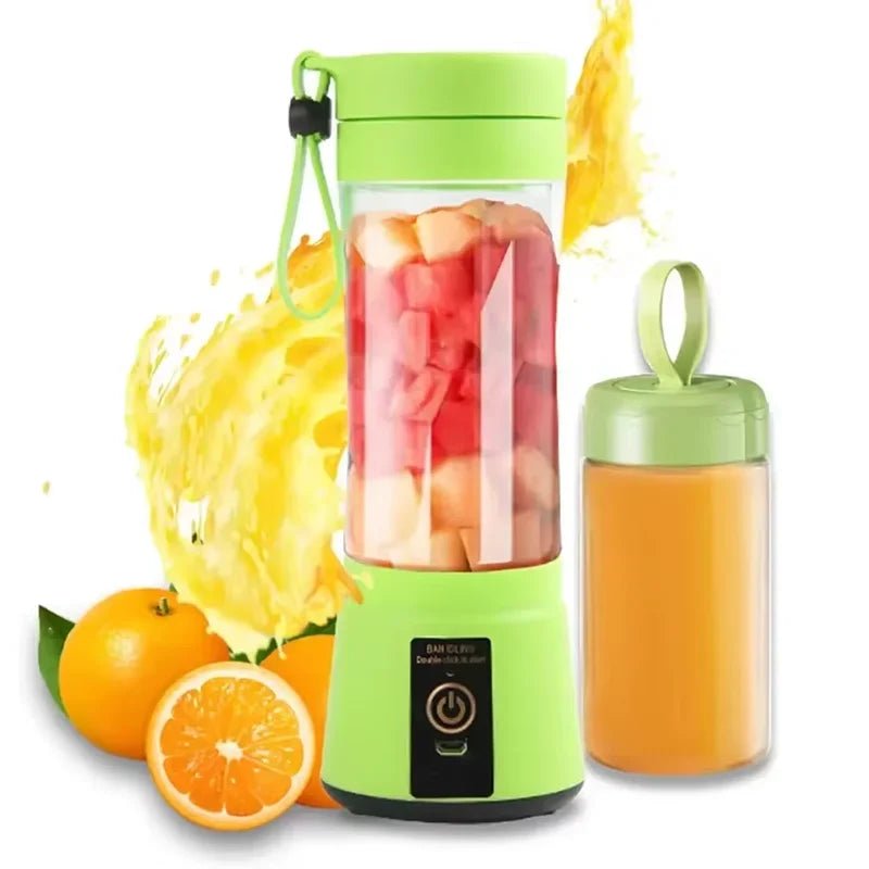 Mini mélangeur portable USB 380ml pour smoothies et jus de fruits - Zone shopping
