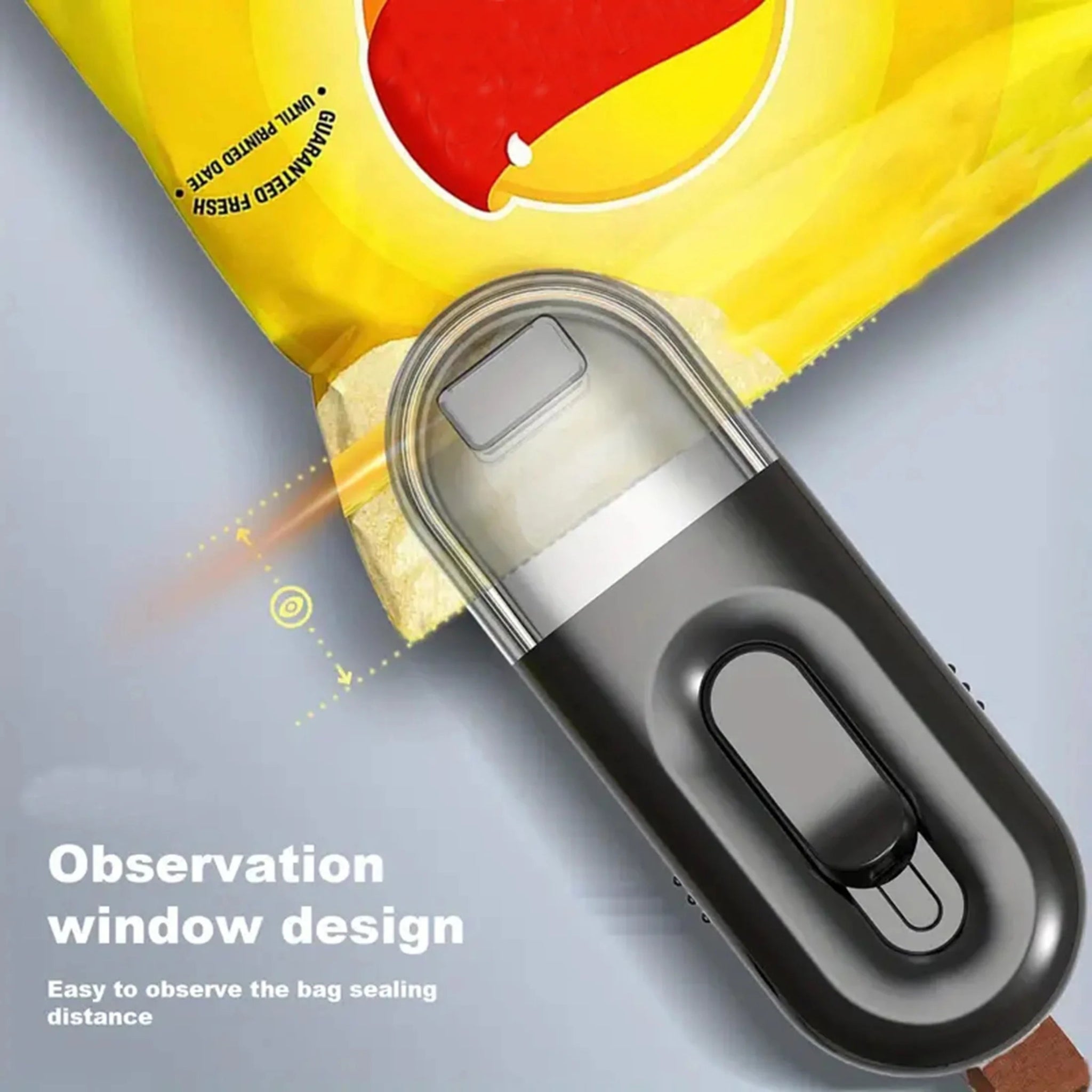 Mini Scelleuse USB 2 en 1 : Thermoscelleuse Portable et Couteau - Zone shopping