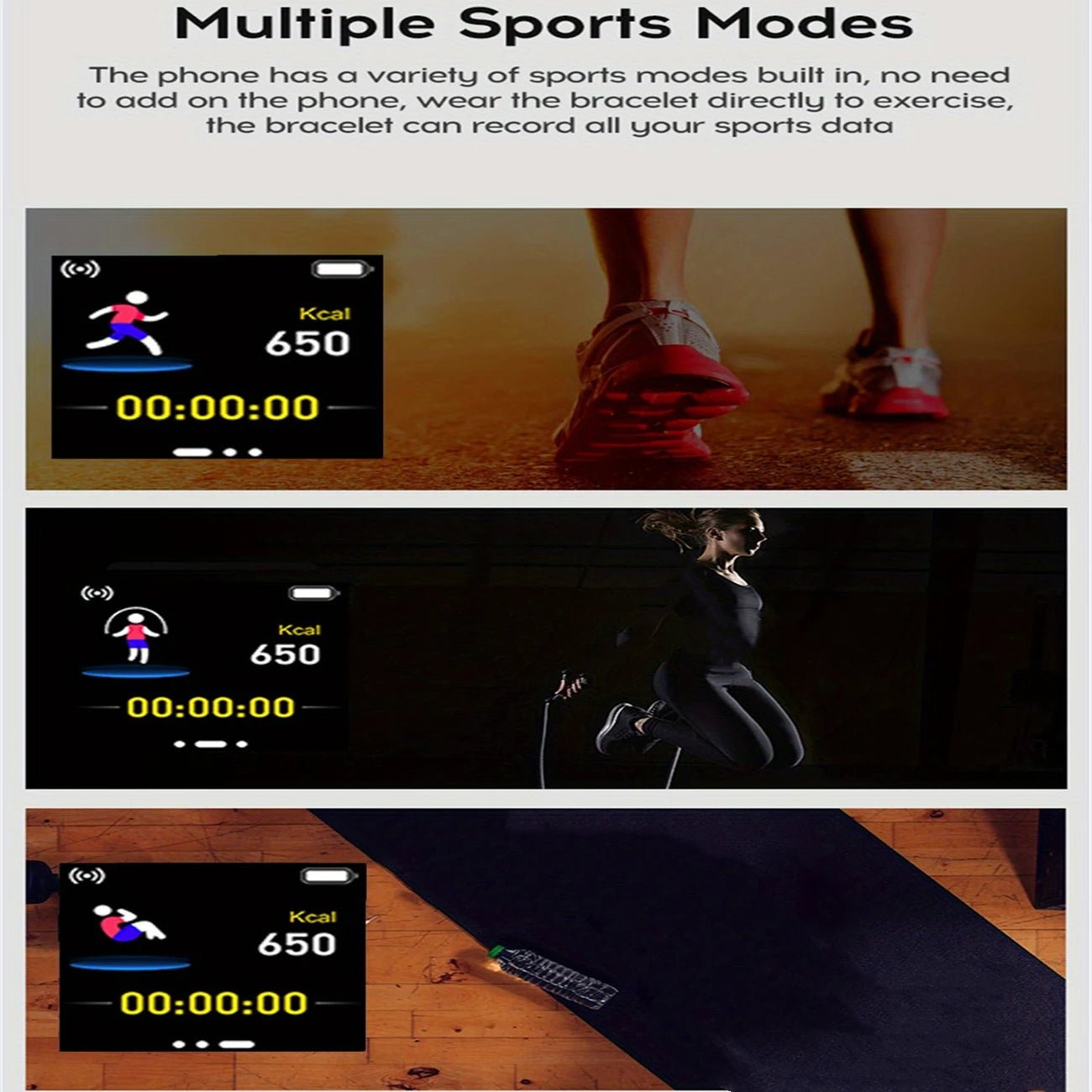 Montre intelligente D13 Bluetooth pour hommes et femmes - Fitness & Musique - Zone shopping
