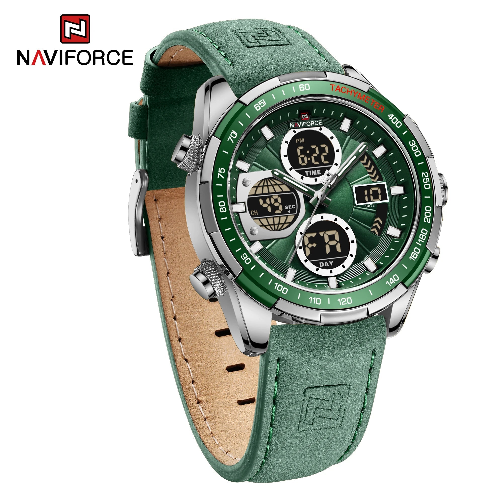Montre NAVIFORCE Homme Quartz Militaire Chronographe Sport Étanche - Zone shopping