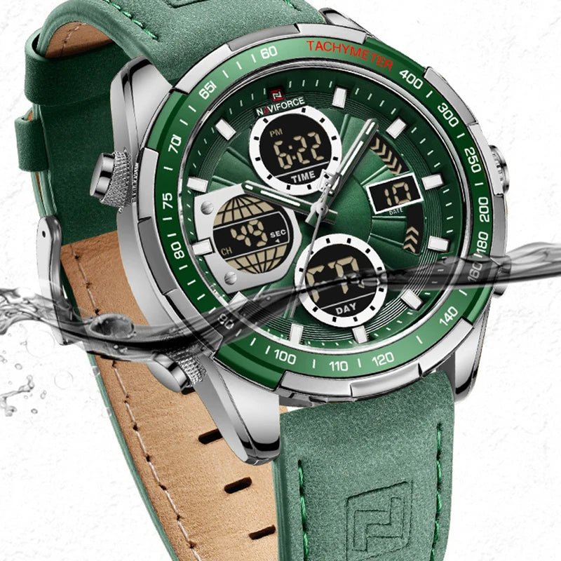 Montre NAVIFORCE Homme Quartz Militaire Chronographe Sport Étanche - Zone shopping