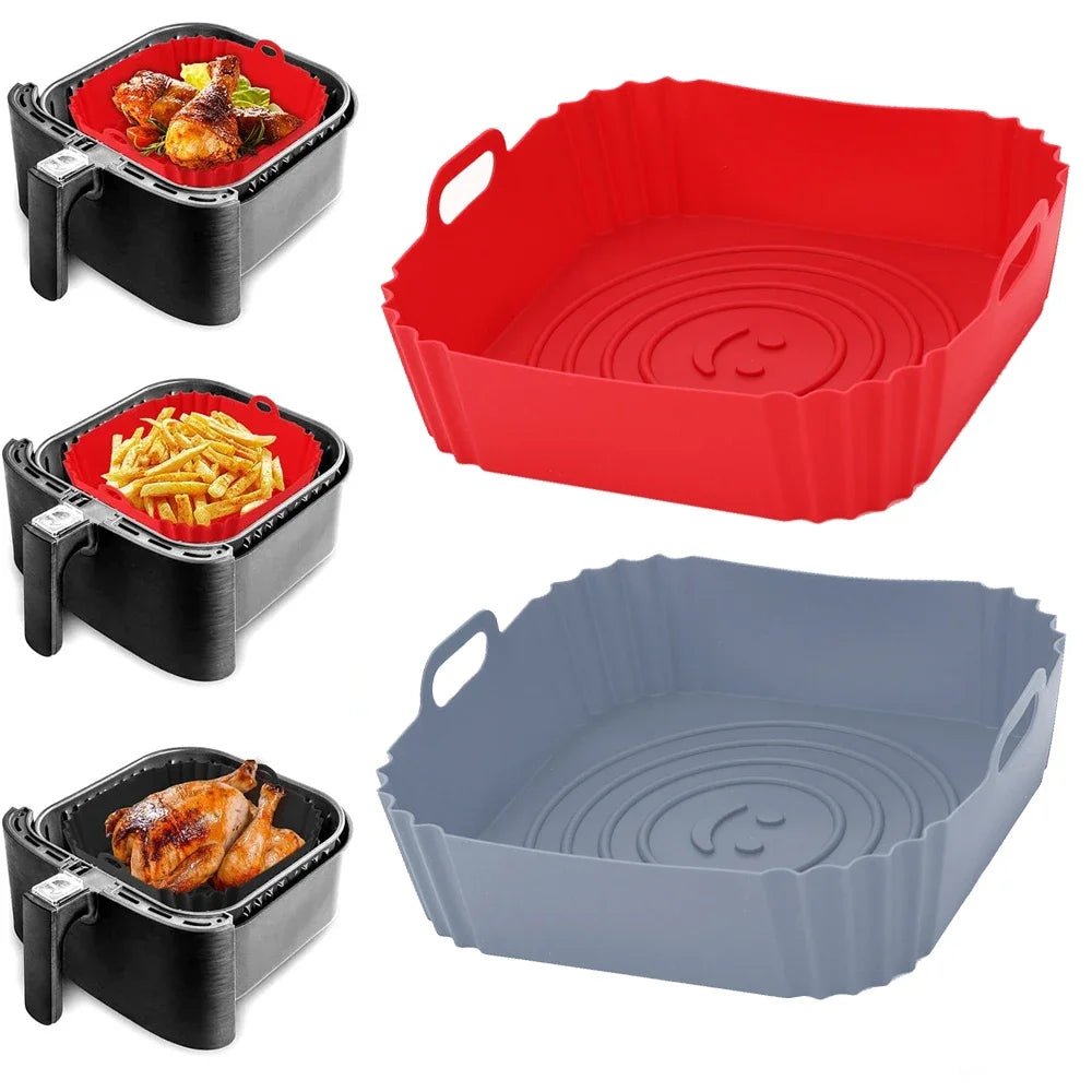 Moule en silicone antiadhésif pour friteuse à air - Réutilisable! - Zone shopping