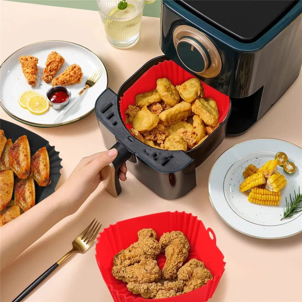 Moule en silicone antiadhésif pour friteuse à air - Réutilisable! - Zone shopping