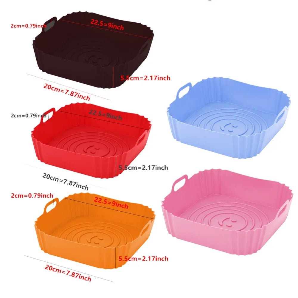 Moule en silicone antiadhésif pour friteuse à air - Réutilisable! - Zone shopping