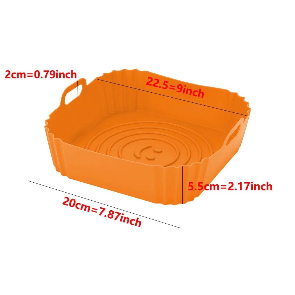 Moule en silicone antiadhésif pour friteuse à air - Réutilisable! - Zone shopping