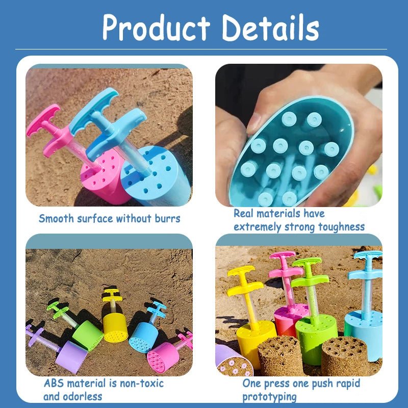 Moules à sable pour enfants - Jouets de plage et château d'été - Zone shopping