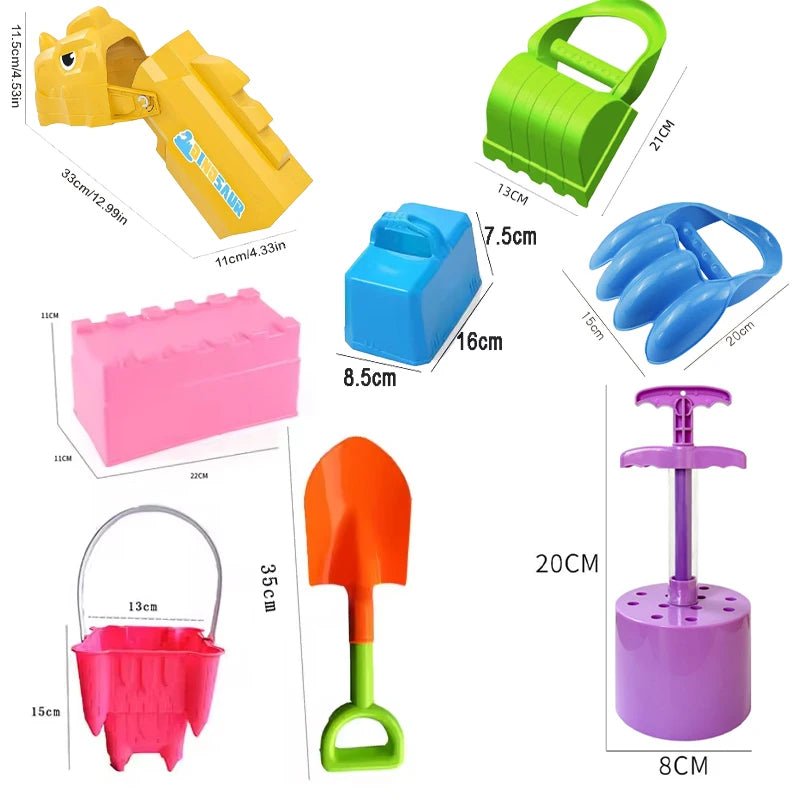 Moules à sable pour enfants - Jouets de plage et château d'été - Zone shopping