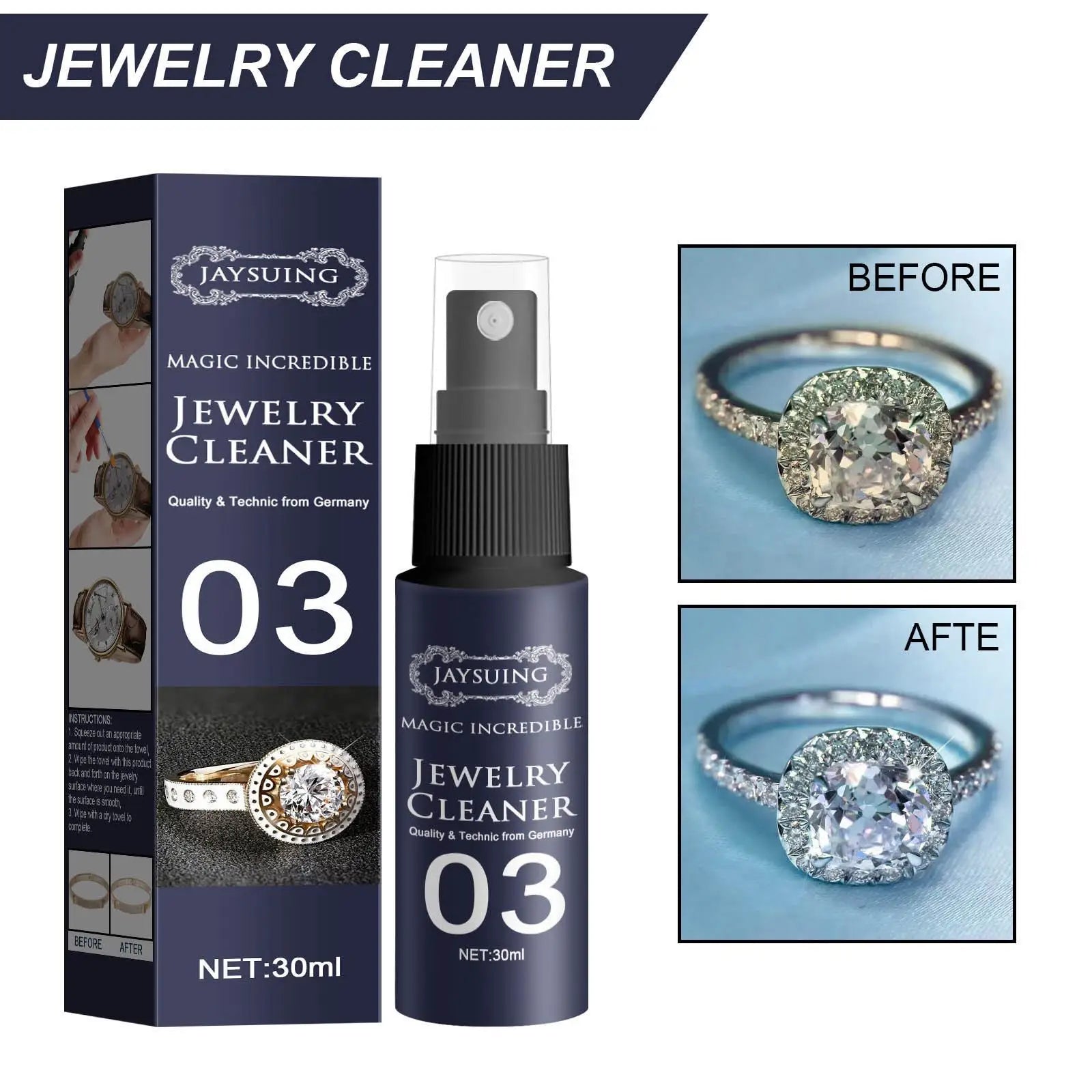 Nettoyant TarjuvenRemover : bijoux brillants, or et diamants lisses - Zone shopping