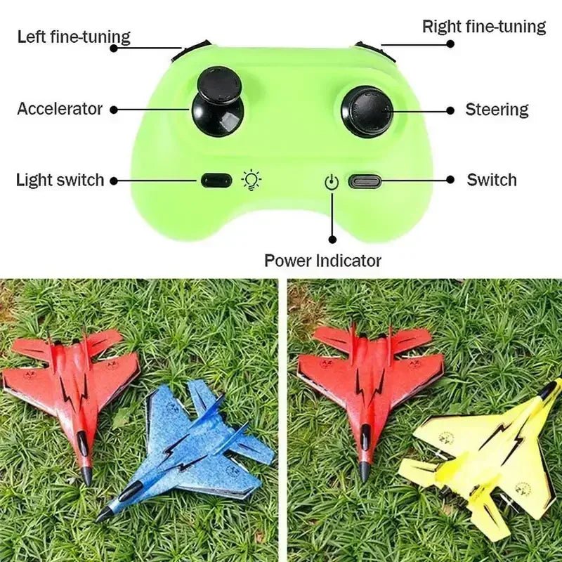 Nouveau avion de chasse ZY - 320 télécommande 2.4G jouet extérieur garçon - Zone shopping