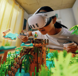 Nouveau Casque VR Meta Quest 3 128 Go avec Manettes - Réalité Mixte - Zone shopping