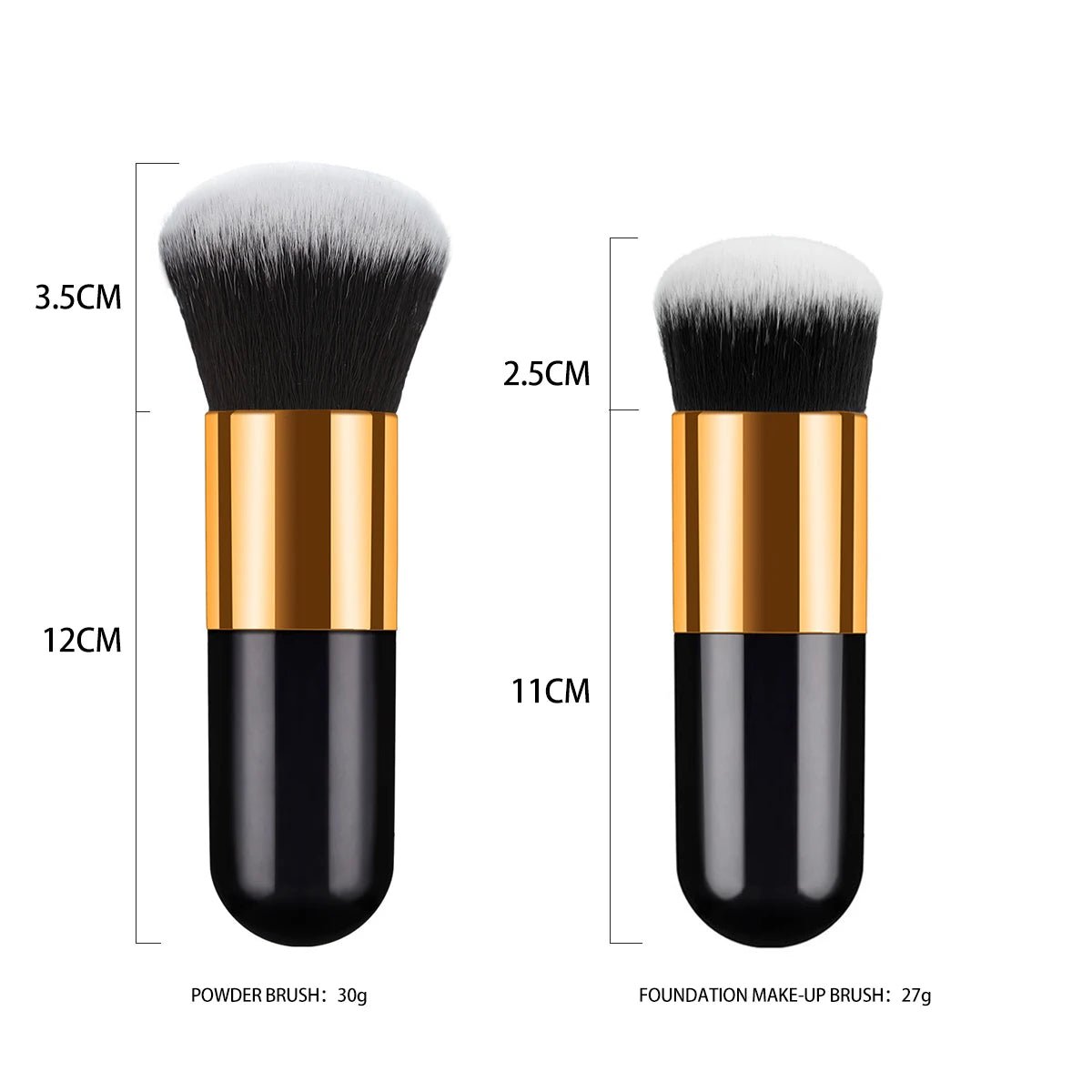 Nouveau pinceau de fond de teint Chubby Pier pinceaux de maquillage crème plate pinceau de maquillage cosmétique professionnel livraison gratuite - Zone shopping